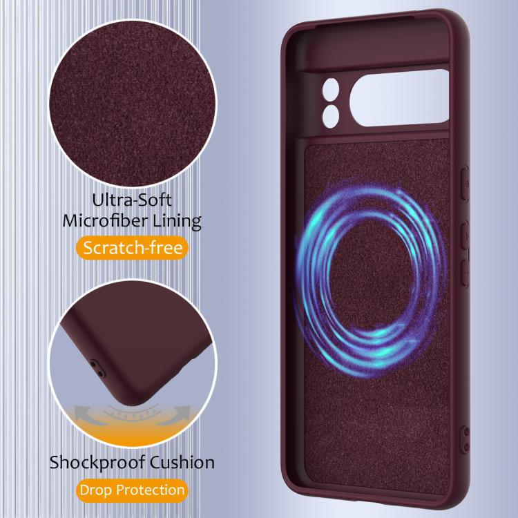 For Google Pixel 8 Pro Shockproof Silicone Magsafe Phone Case
