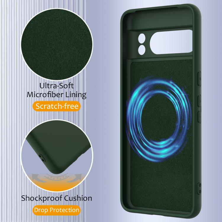 For Google Pixel 8 Pro Shockproof Silicone Magsafe Phone Case