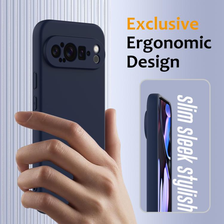 For Google Pixel 9 Pro Shockproof Silicone Magsafe Phone Case