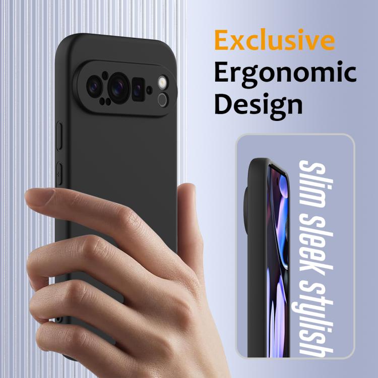 For Google Pixel 9 Pro Shockproof Silicone Magsafe Phone Case