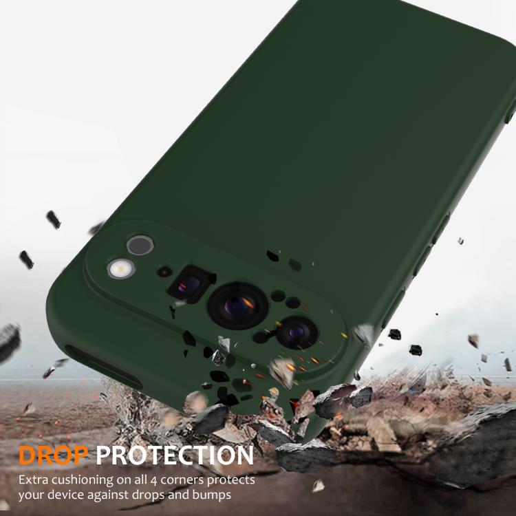 For Google Pixel 9 Pro Shockproof Silicone Magsafe Phone Case