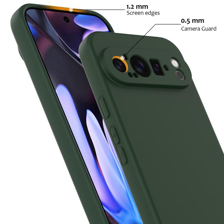 For Google Pixel 9 Pro Shockproof Silicone Magsafe Phone Case