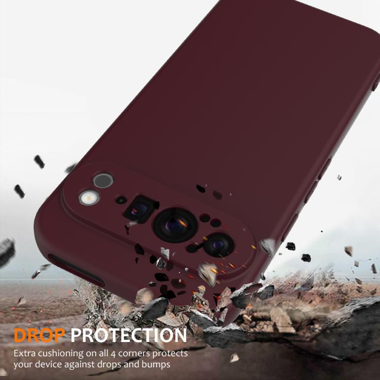For Google Pixel 9 Pro XL Shockproof Silicone Magsafe Phone Case