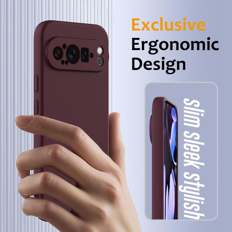 For Google Pixel 9 Pro XL Shockproof Silicone Magsafe Phone Case