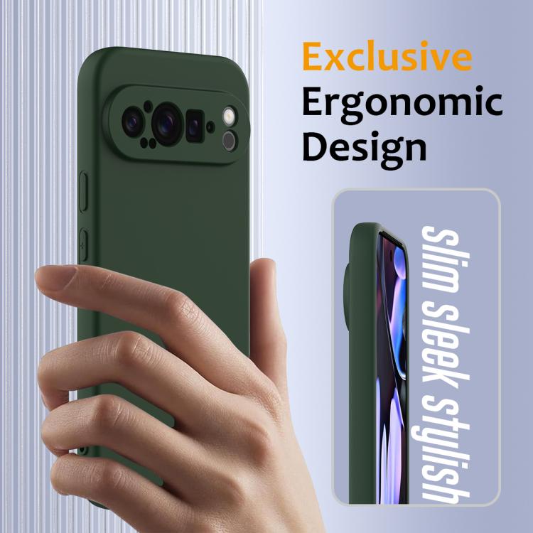 For Google Pixel 9 Pro XL Shockproof Silicone Magsafe Phone Case