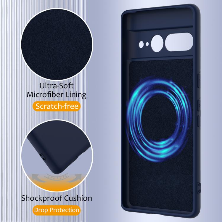 For Google Pixel 7 Pro Shockproof Silicone Magsafe Phone Case