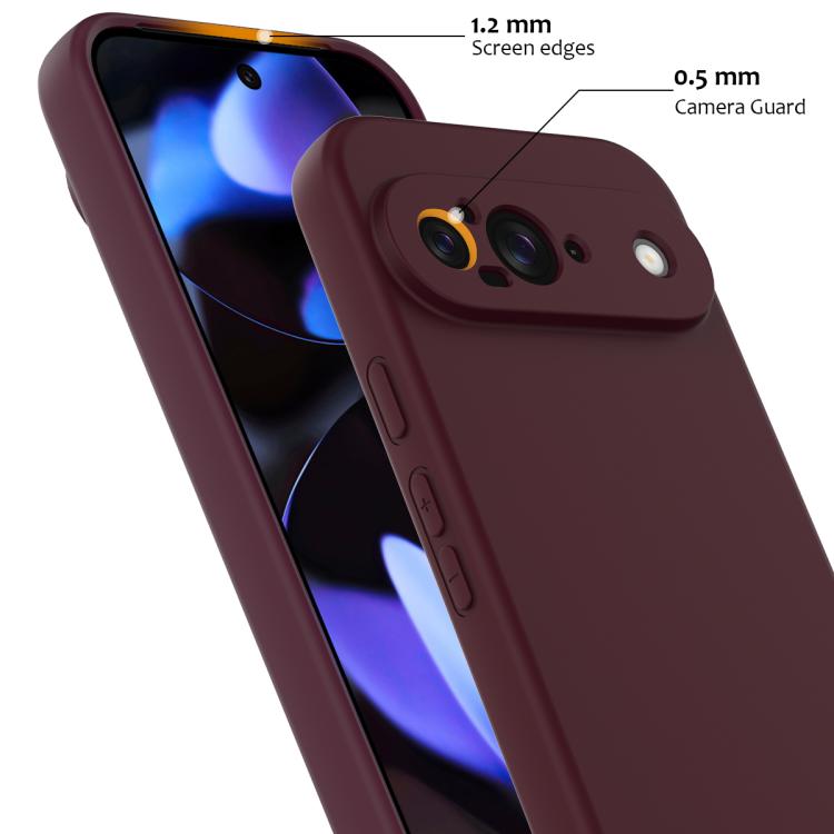For Google Pixel 9 Shockproof Silicone Magsafe Phone Case