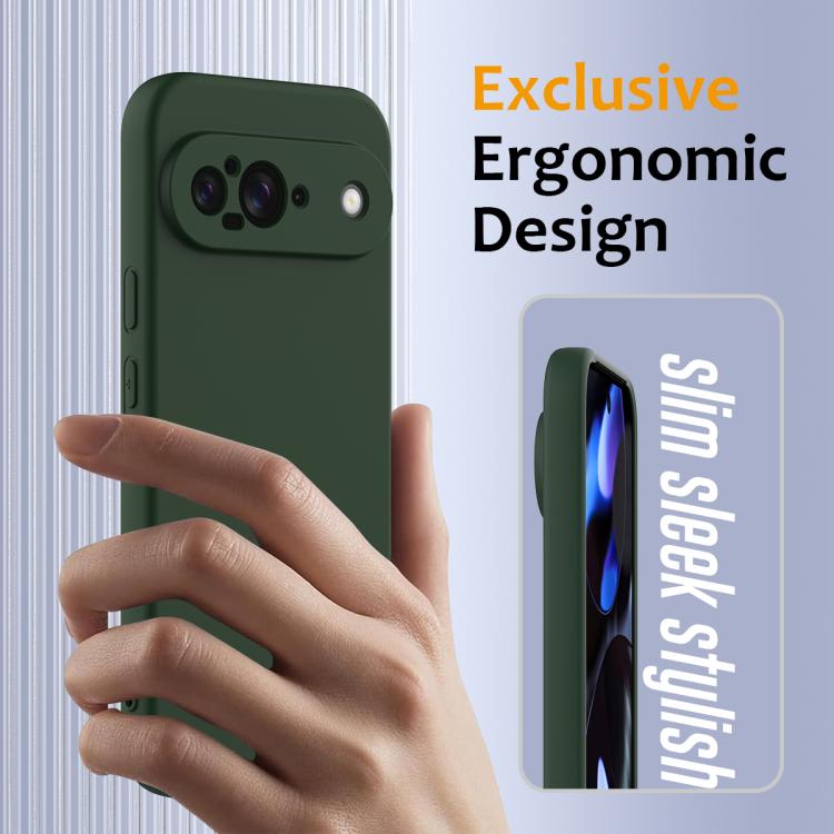 For Google Pixel 9 Shockproof Silicone Magsafe Phone Case