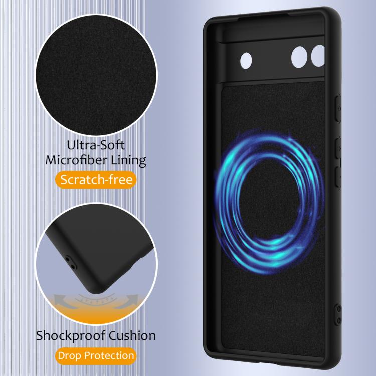 For Google Pixel 6a Shockproof Silicone Magsafe Phone Case