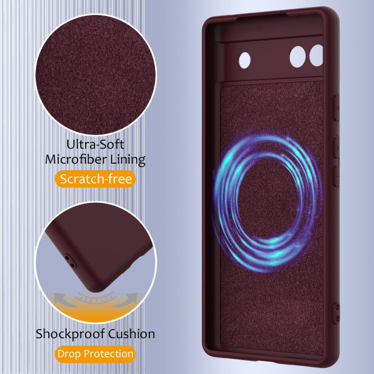 For Google Pixel 6a Shockproof Silicone Magsafe Phone Case