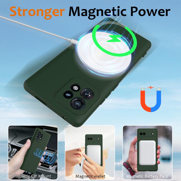 For Google Pixel 6a Shockproof Silicone Magsafe Phone Case