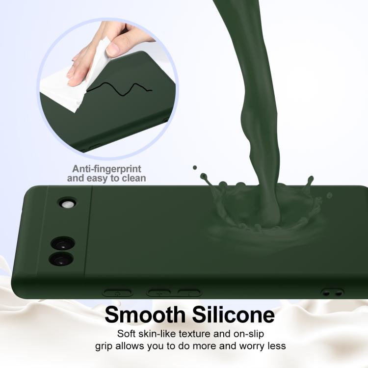 For Google Pixel 6a Shockproof Silicone Magsafe Phone Case