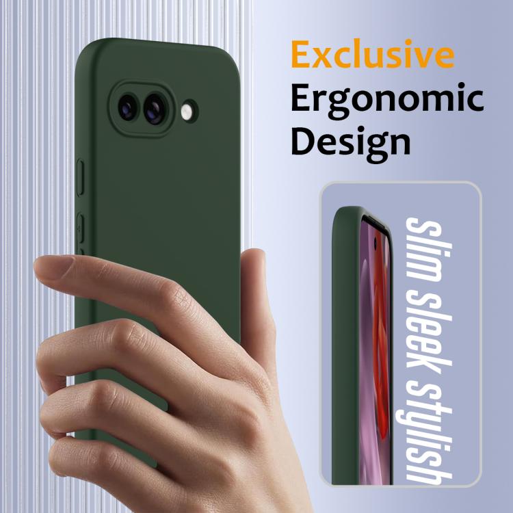 For Google Pixel 9a Shockproof Silicone Magsafe Phone Case