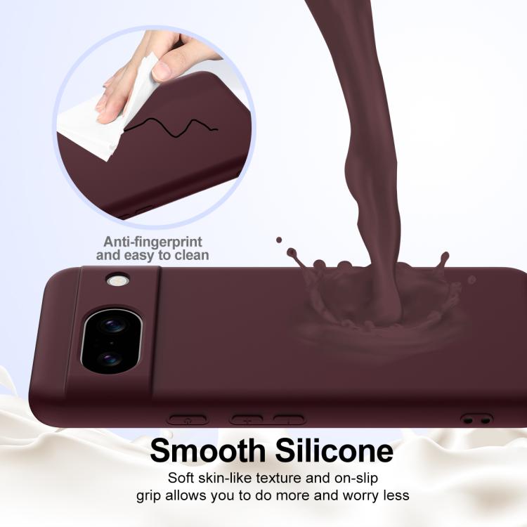 For Google Pixel 8a Shockproof Silicone Magsafe Phone Case