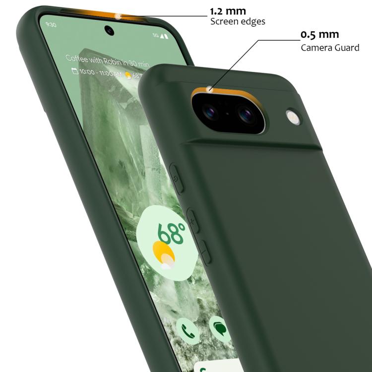 For Google Pixel 8a Shockproof Silicone Magsafe Phone Case