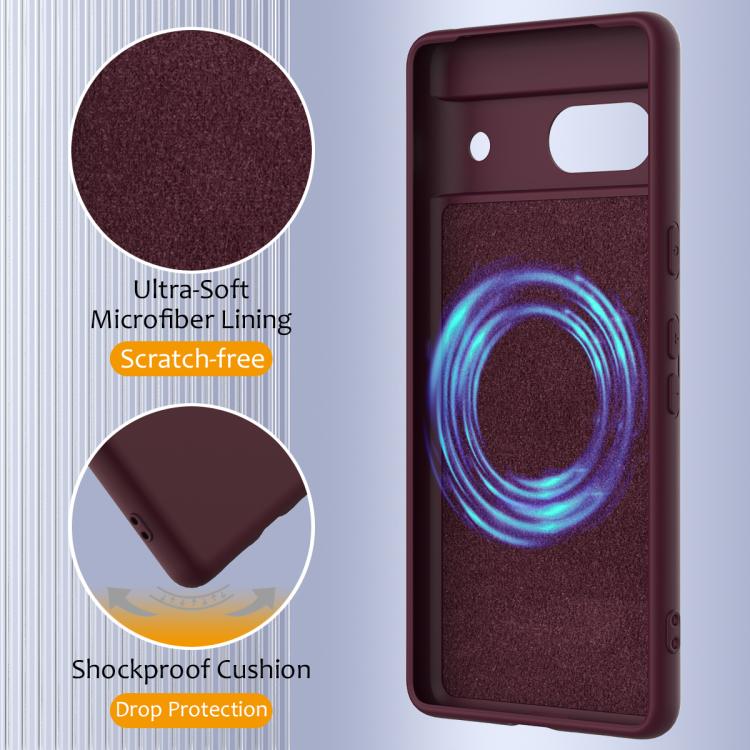 For Google Pixel 7a Shockproof Silicone Magsafe Phone Case