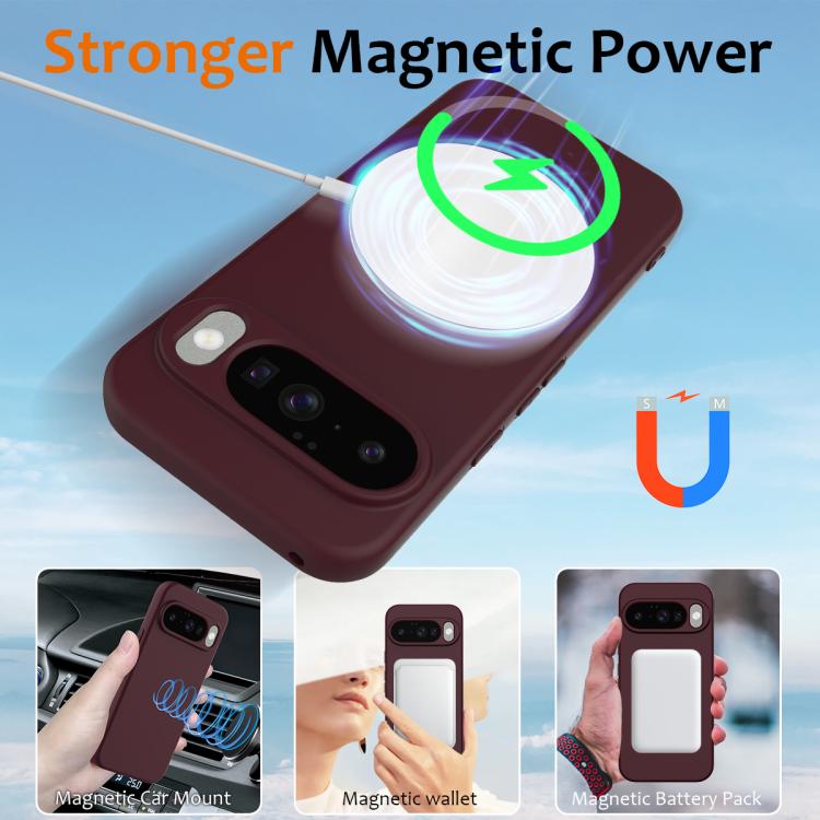 For Google Pixel 10 Shockproof Silicone Magsafe Phone Case