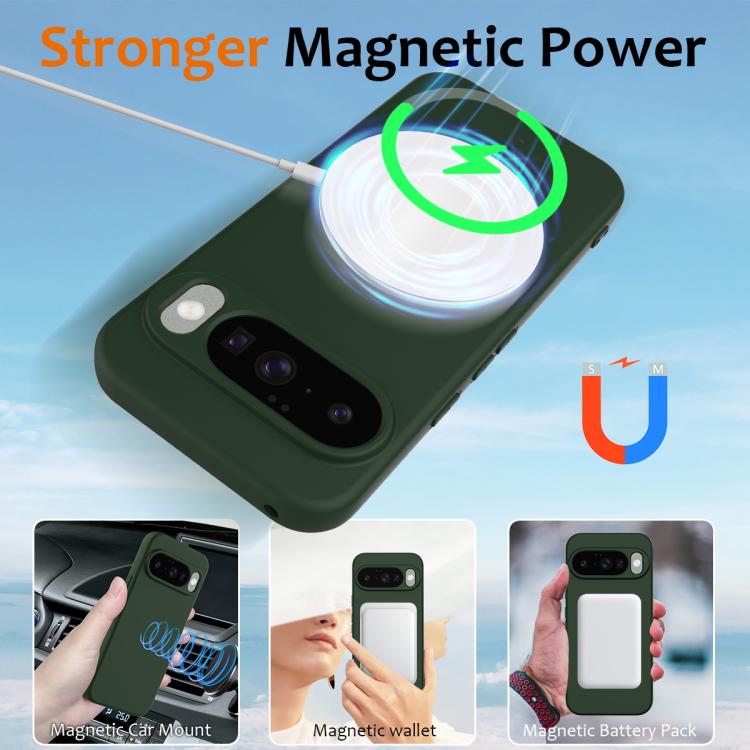 For Google Pixel 10 Shockproof Silicone Magsafe Phone Case