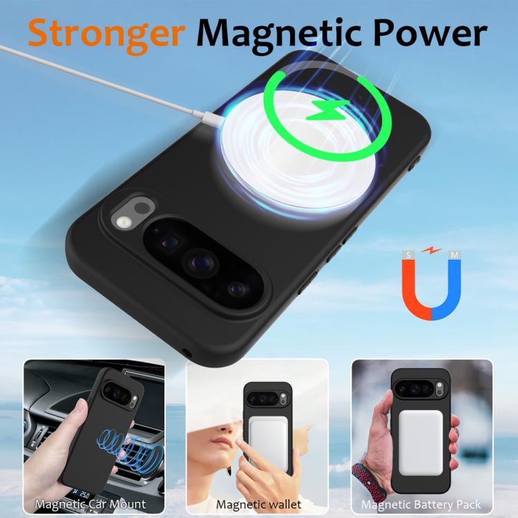For Google Pixel 10 Pro Shockproof Silicone Magsafe Phone Case