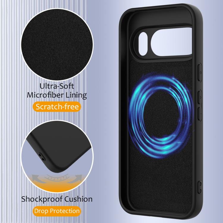 For Google Pixel 10 Pro Shockproof Silicone Magsafe Phone Case