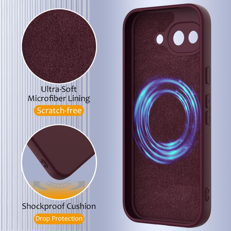 For Google Pixel 10a Shockproof Silicone Magsafe Phone Case