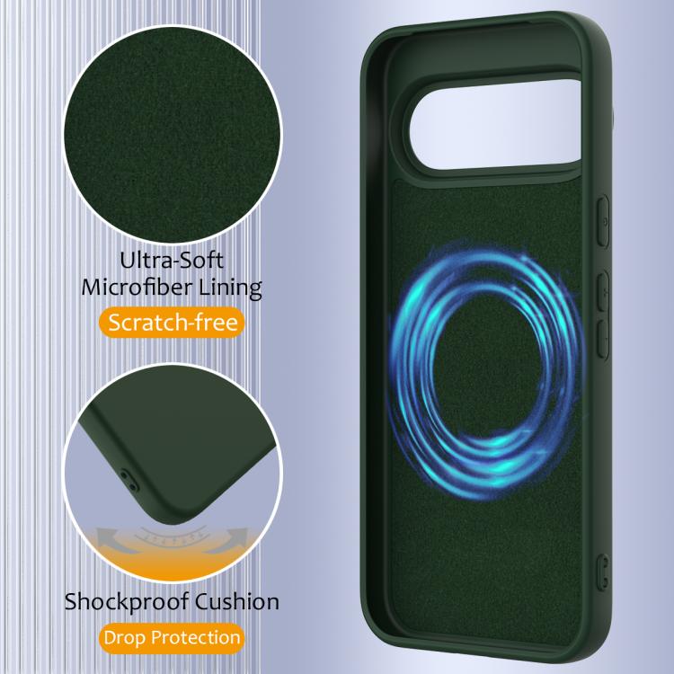 For Google Pixel 11 Pro XL Shockproof Silicone Magsafe Phone Case