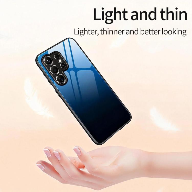 For Samsung Galaxy S26+ 5G Gradient Color Glass Phone Case