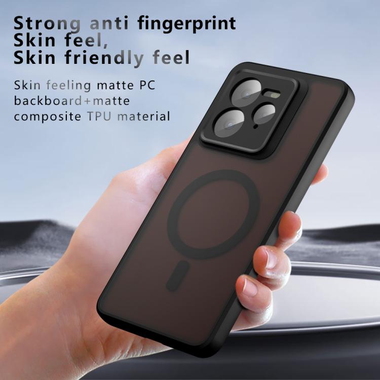 For Realme GT 7 Pro Armor MagSafe PC Hybrid TPU Phone Case - Frosted Black