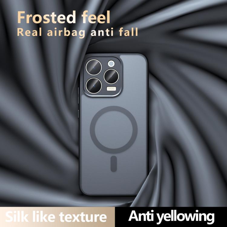 For Realme 15T 5G Armor MagSafe PC Hybrid TPU Phone Case - Frosted Black