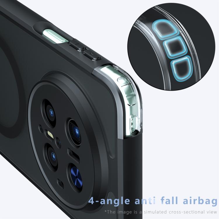 For Huawei Mate 70 Pro / 70 Pro+ Armor MagSafe PC Hybrid TPU Phone Case - Frosted Black