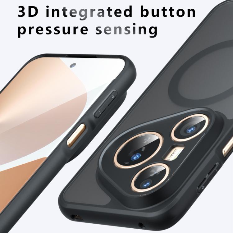 For Huawei Pura 80 Pro 5G Armor MagSafe PC Hybrid TPU Phone Case - Frosted Black