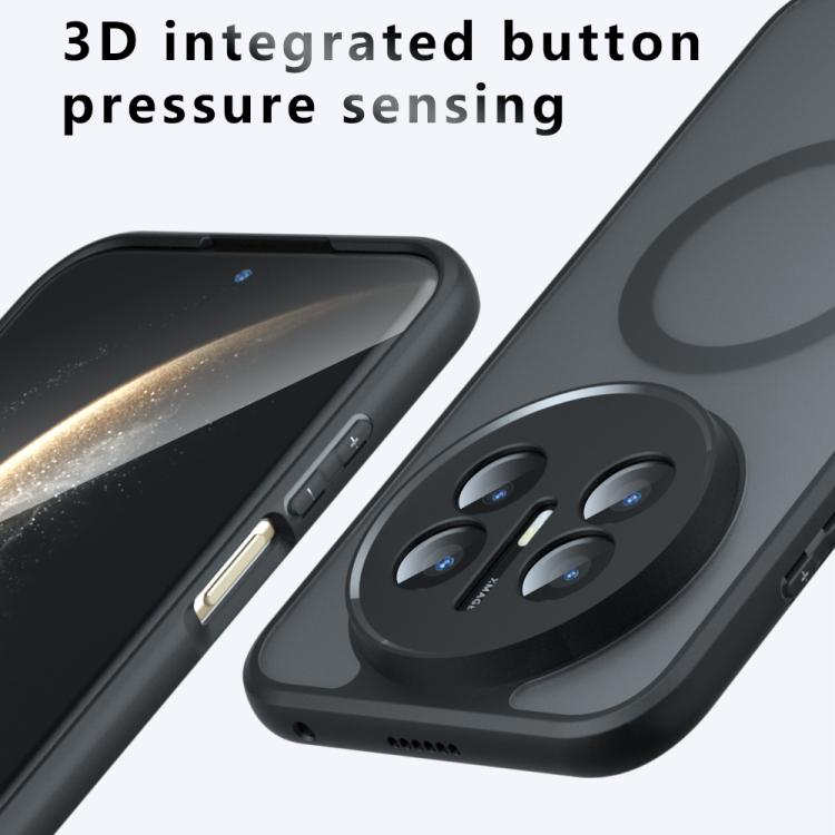 For Huawei Mate 70 Air Armor MagSafe PC Hybrid TPU Phone Case - Frosted Black