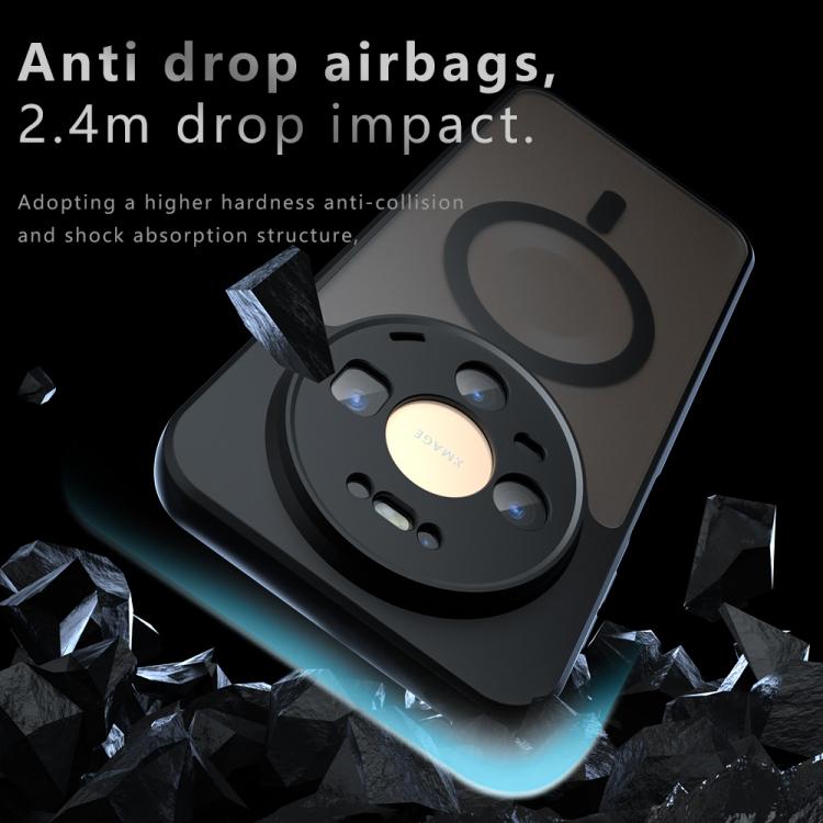 For Huawei Mate 80 / 80 Pro Armor MagSafe PC Hybrid TPU Phone Case - Frosted Black