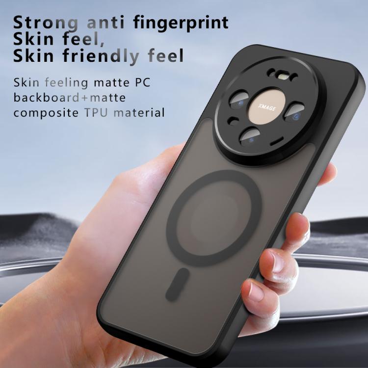 For Huawei Mate 80 / 80 Pro Armor MagSafe PC Hybrid TPU Phone Case - Frosted Black