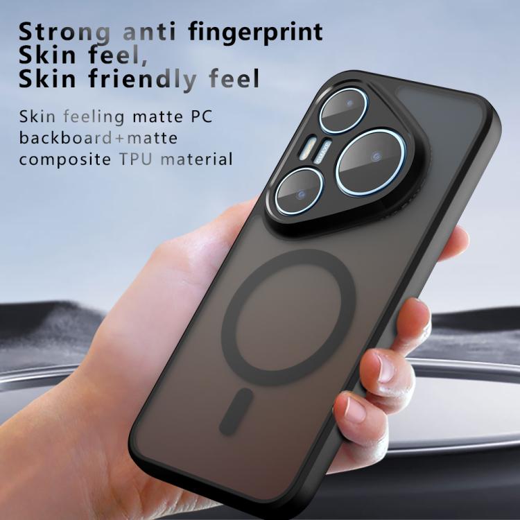 For Huawei Pura 90 Pro Armor MagSafe PC Hybrid TPU Phone Case - Frosted Black