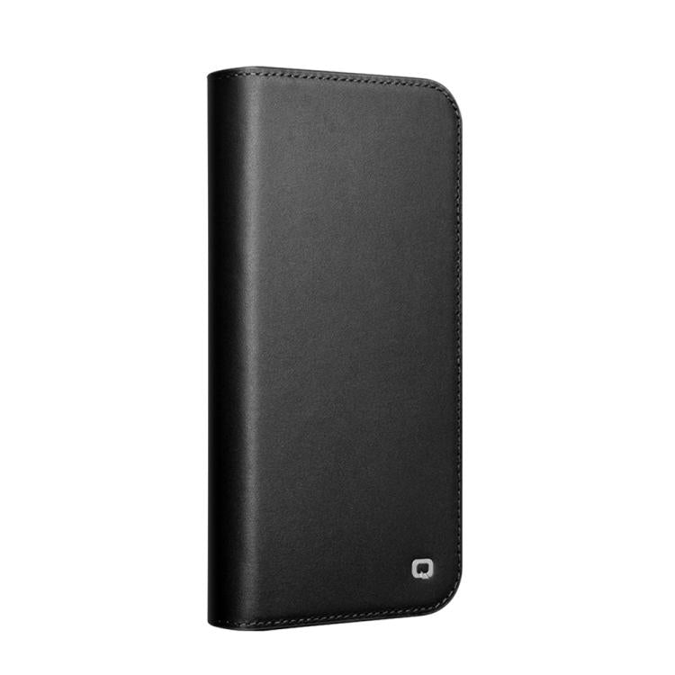 For iPhone 16 Pro Max QIALINO Classic Gen2 Genuine Leather Phone Case