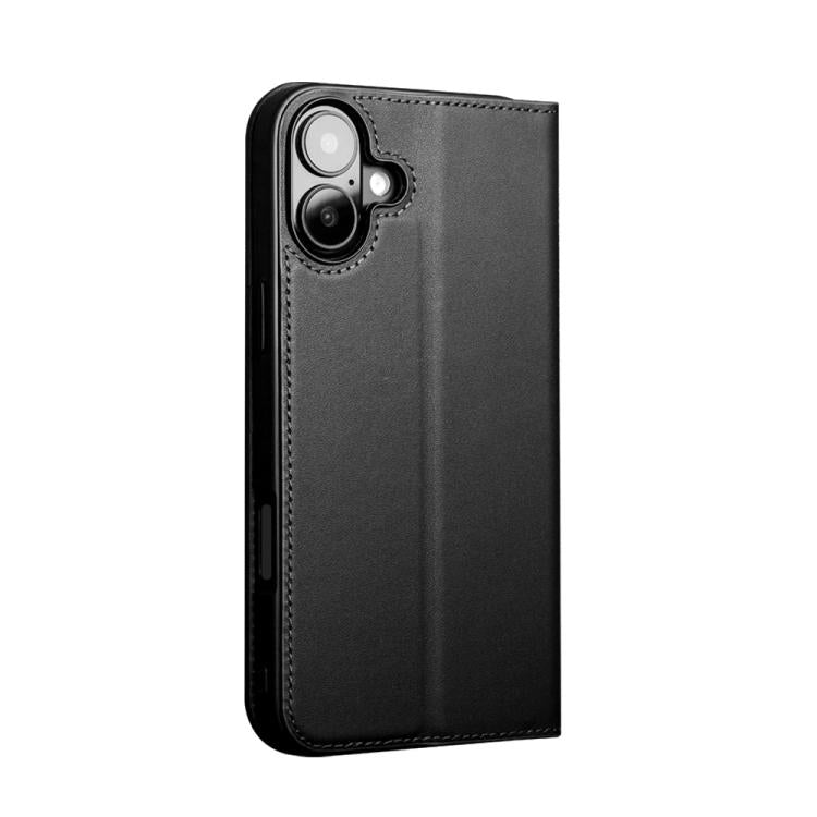For iPhone 16 QIALINO Classic Gen2 Genuine Leather Phone Case