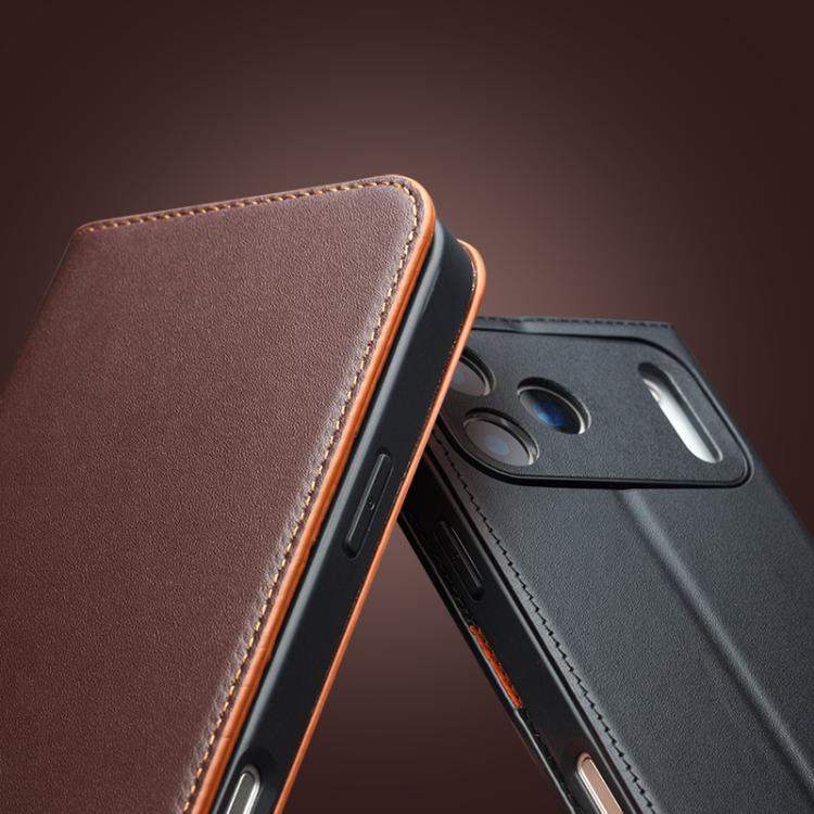 For iPhone Air QIALINO Classic Gen2 Genuine Leather Phone Case