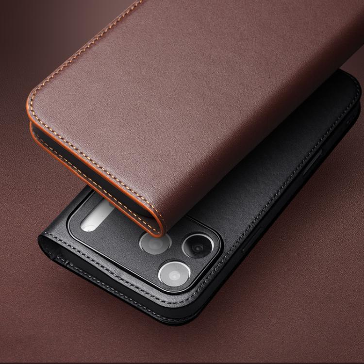For iPhone 17 Pro Max QIALINO Classic Gen2 Genuine Leather Phone Case