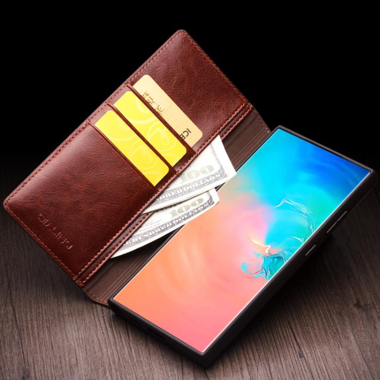 For Samsung Galaxy S25 5G QIALINO Genuine Leather Phone Case