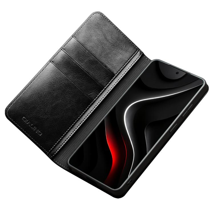 For Samsung Galaxy S26 Ultra 5G QIALINO Genuine Leather Phone Case