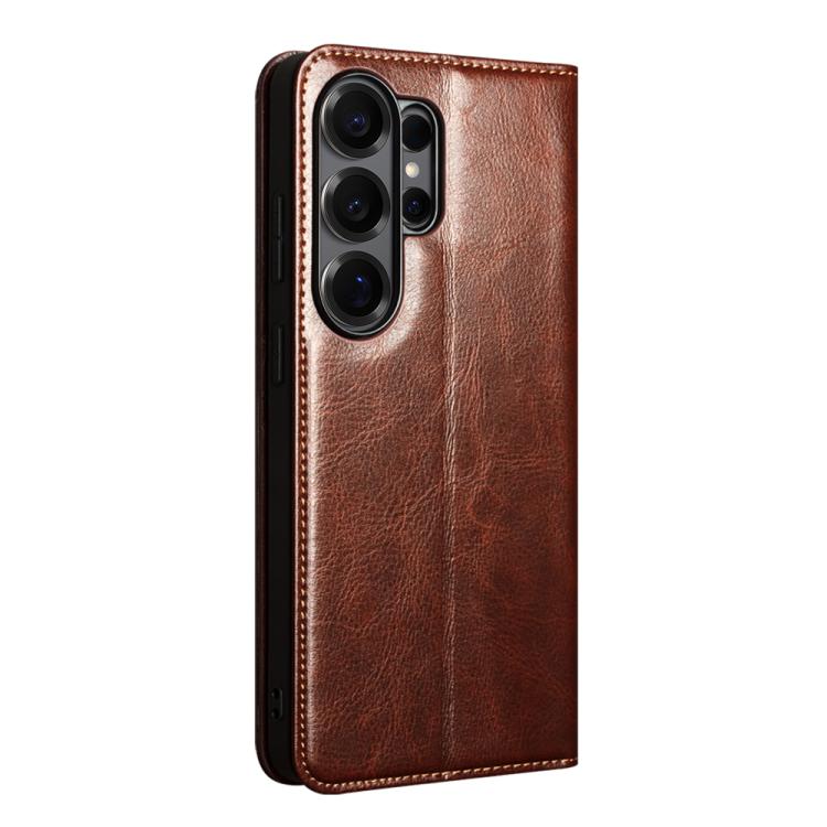 For Samsung Galaxy S26 Ultra 5G QIALINO Genuine Leather Phone Case