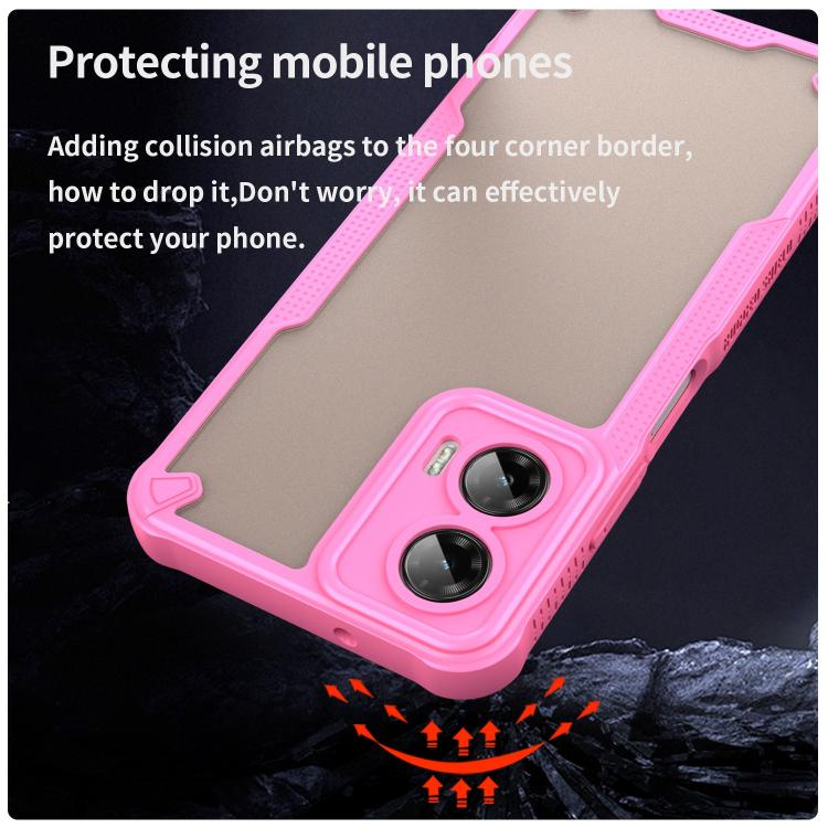 For Motorola Moto G35 5G Armor Glaze PC Hybrid TPU Phone Case