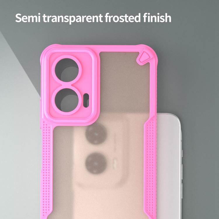 For Motorola Moto G35 5G Armor Glaze PC Hybrid TPU Phone Case