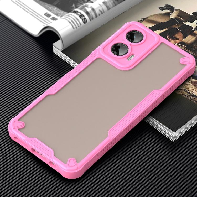 For Motorola Moto G35 5G Armor Glaze PC Hybrid TPU Phone Case