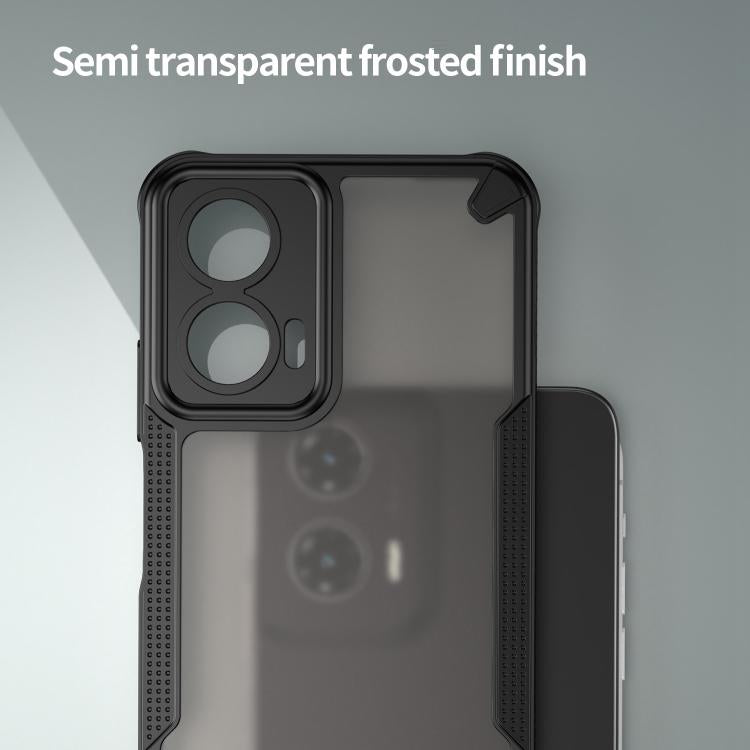 For Motorola Moto G35 5G Armor Glaze PC Hybrid TPU Phone Case