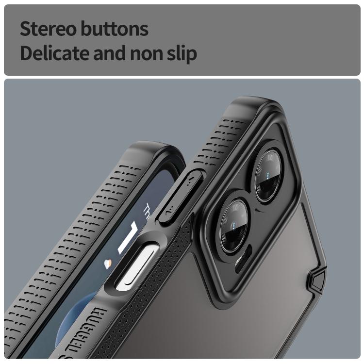 For Motorola Moto G35 5G Armor Glaze PC Hybrid TPU Phone Case