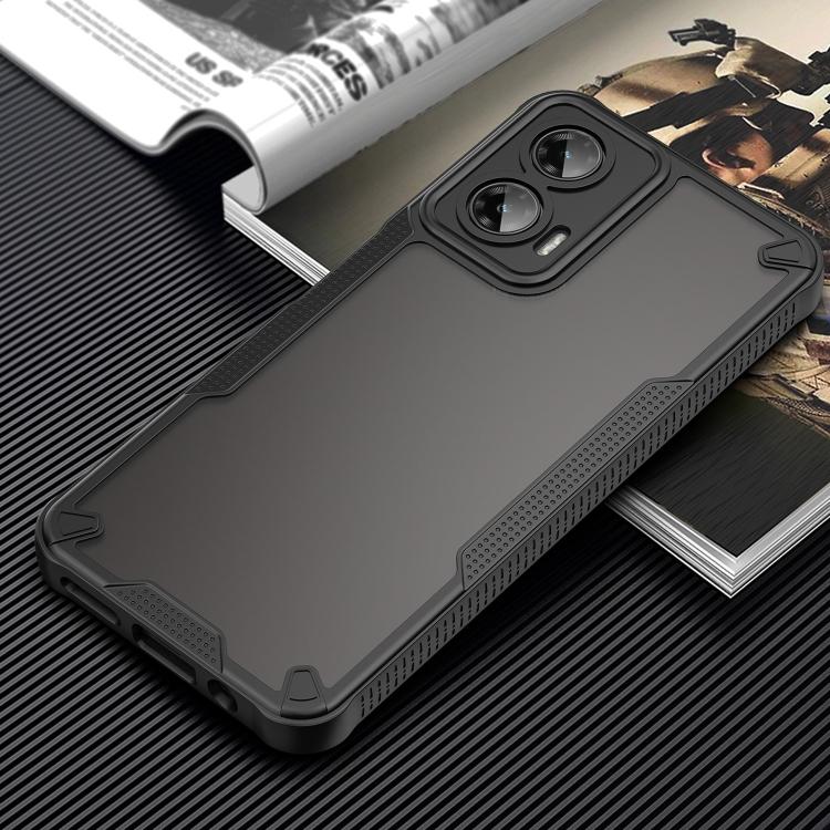 For Motorola Moto G35 5G Armor Glaze PC Hybrid TPU Phone Case
