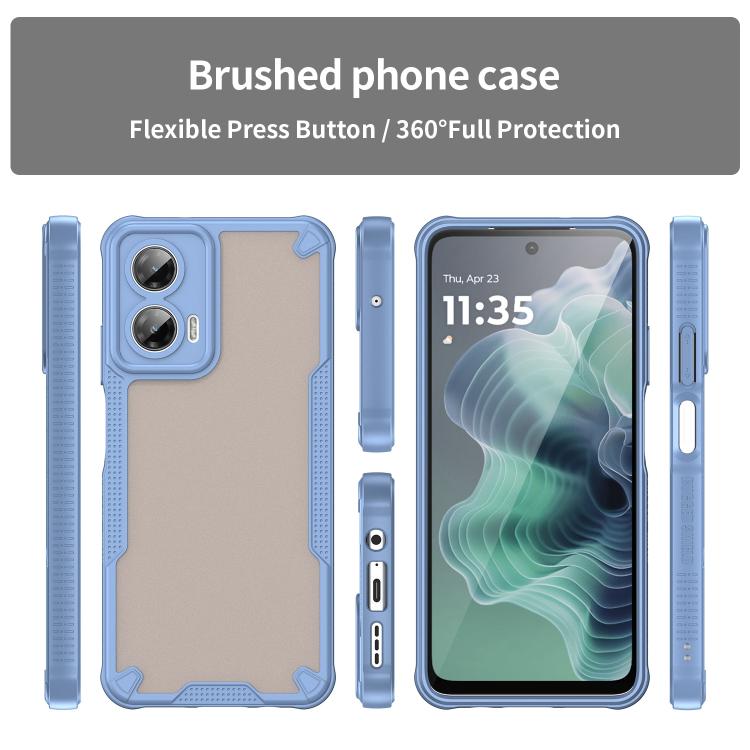 For Motorola Moto G35 5G Armor Glaze PC Hybrid TPU Phone Case