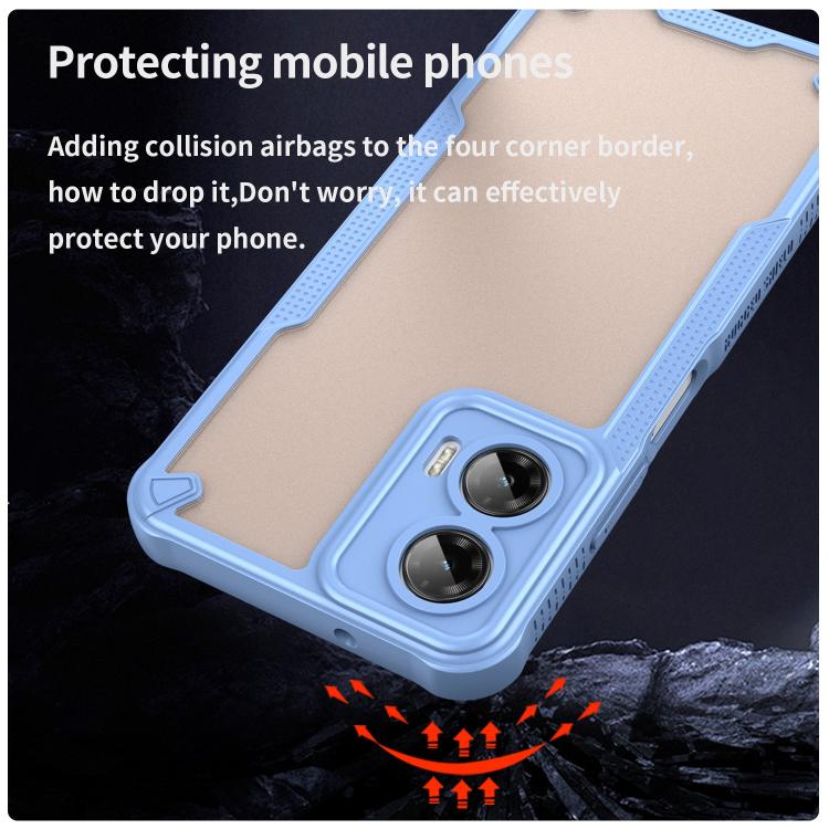 For Motorola Moto G35 5G Armor Glaze PC Hybrid TPU Phone Case